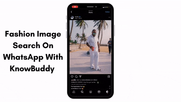 With KnowBuddy, you can perform image searches for your favourite items, via WhatsApp